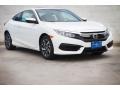 2017 Taffeta White Honda Civic LX-P Coupe  photo #1