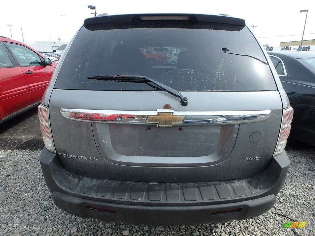 2005 Equinox LS AWD - Dark Silver Metallic / Light Gray photo #3