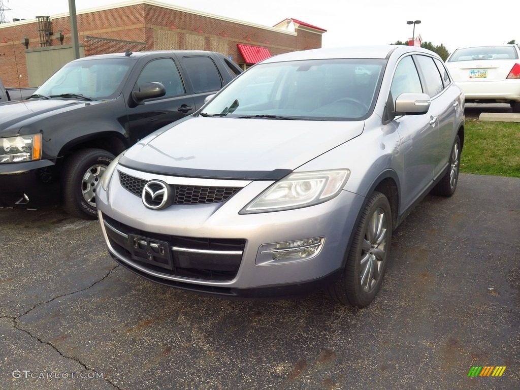 2008 CX-9 Grand Touring AWD - Liquid Platinum Metallic / Black photo #3
