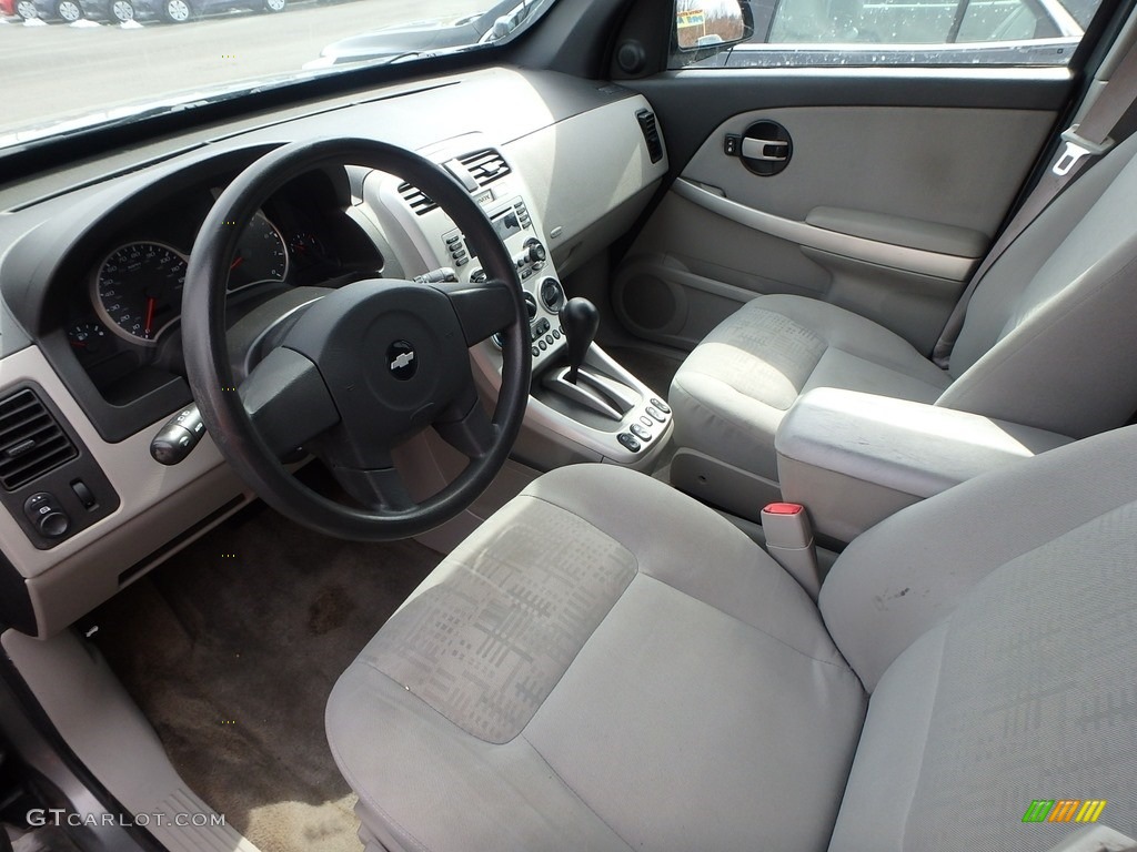 2005 Equinox LS AWD - Dark Silver Metallic / Light Gray photo #12