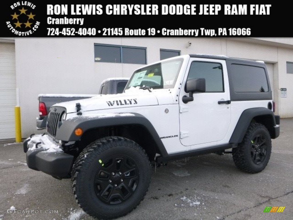 2017 Wrangler Sport 4x4 - Bright White / Black photo #1