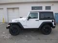 2017 Bright White Jeep Wrangler Sport 4x4  photo #3