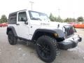 2017 Bright White Jeep Wrangler Sport 4x4  photo #7