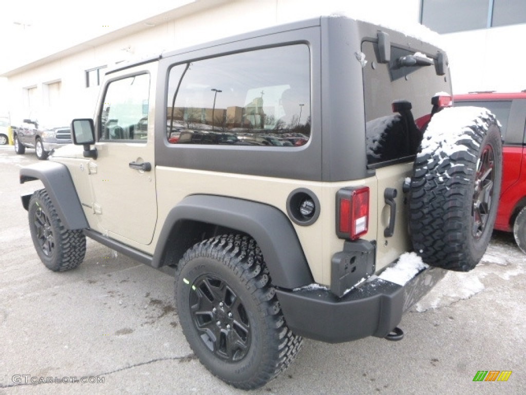 2017 Wrangler Sport 4x4 - Gobi / Black photo #3