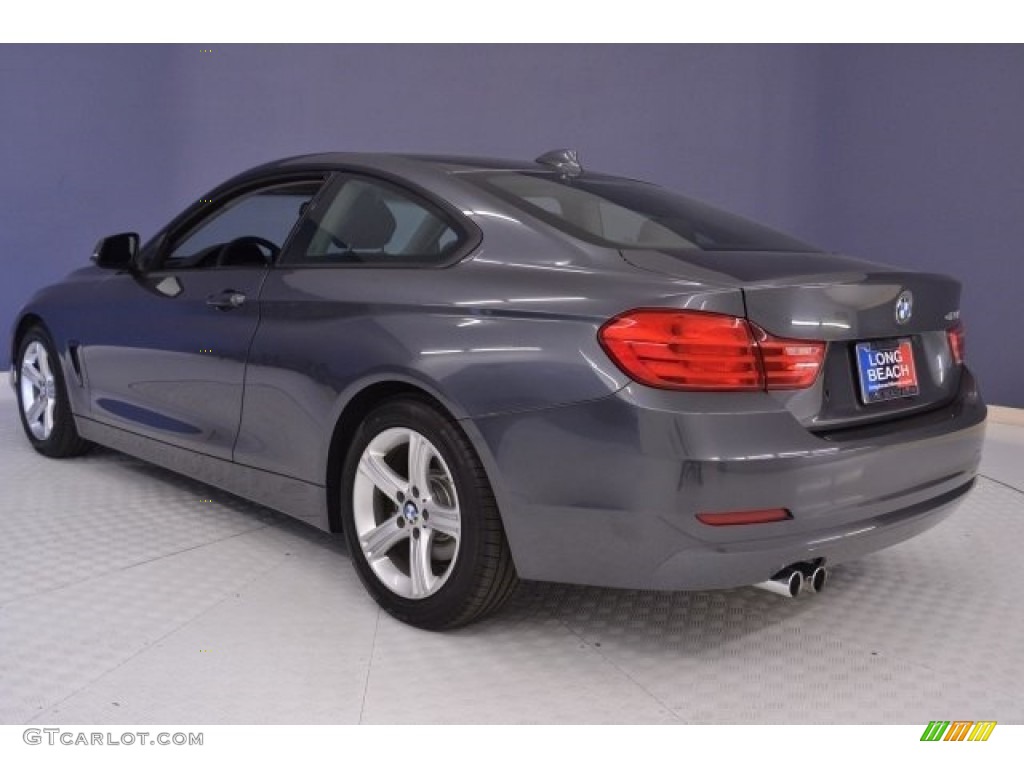 2014 4 Series 428i Coupe - Mineral Grey Metallic / Black photo #5