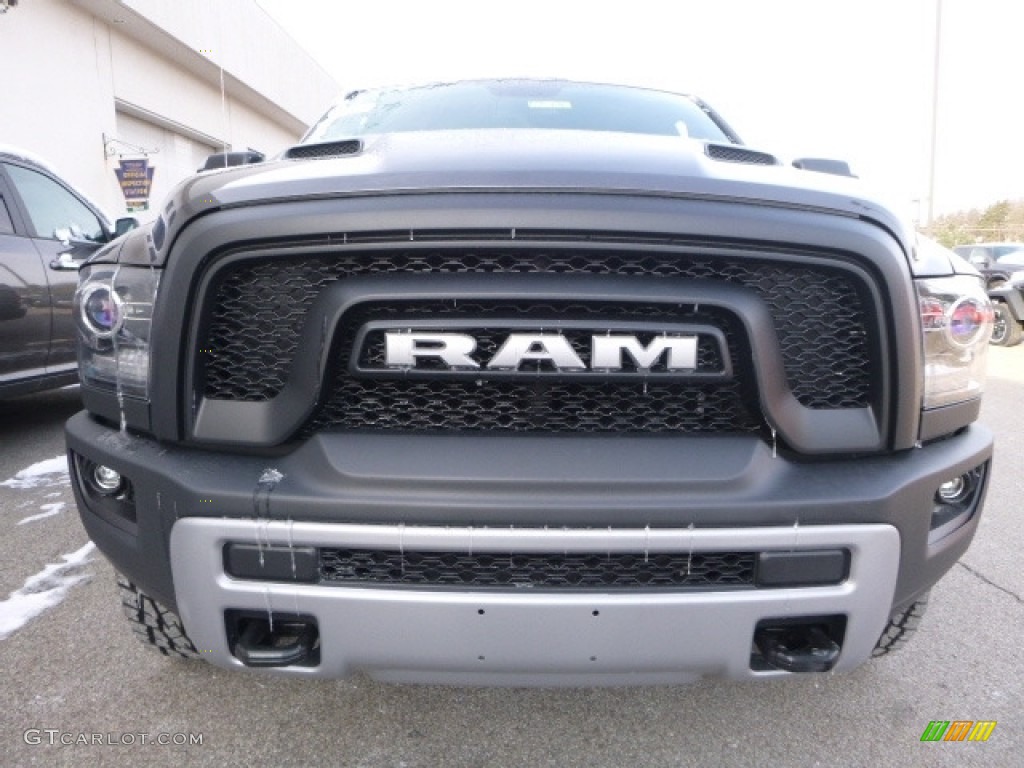 2017 1500 Rebel Crew Cab 4x4 - Granite Crystal Metallic / Rebel Theme Red/Black photo #7