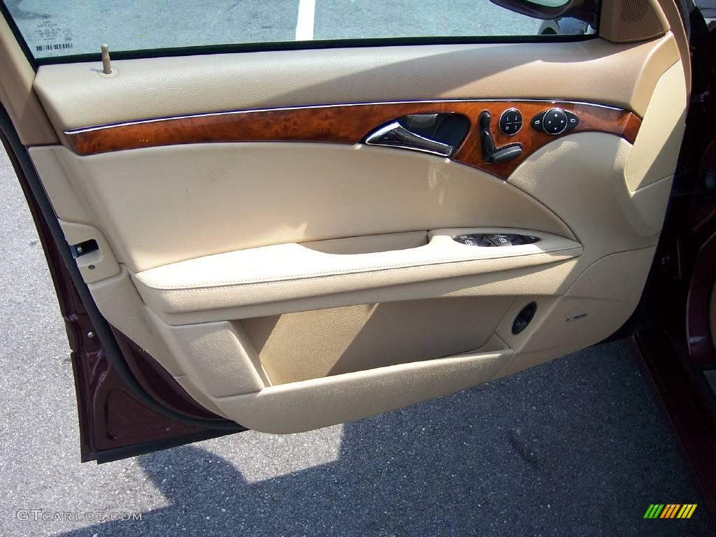 2008 E 350 Sedan - Barolo Red Metallic / Cashmere photo #6