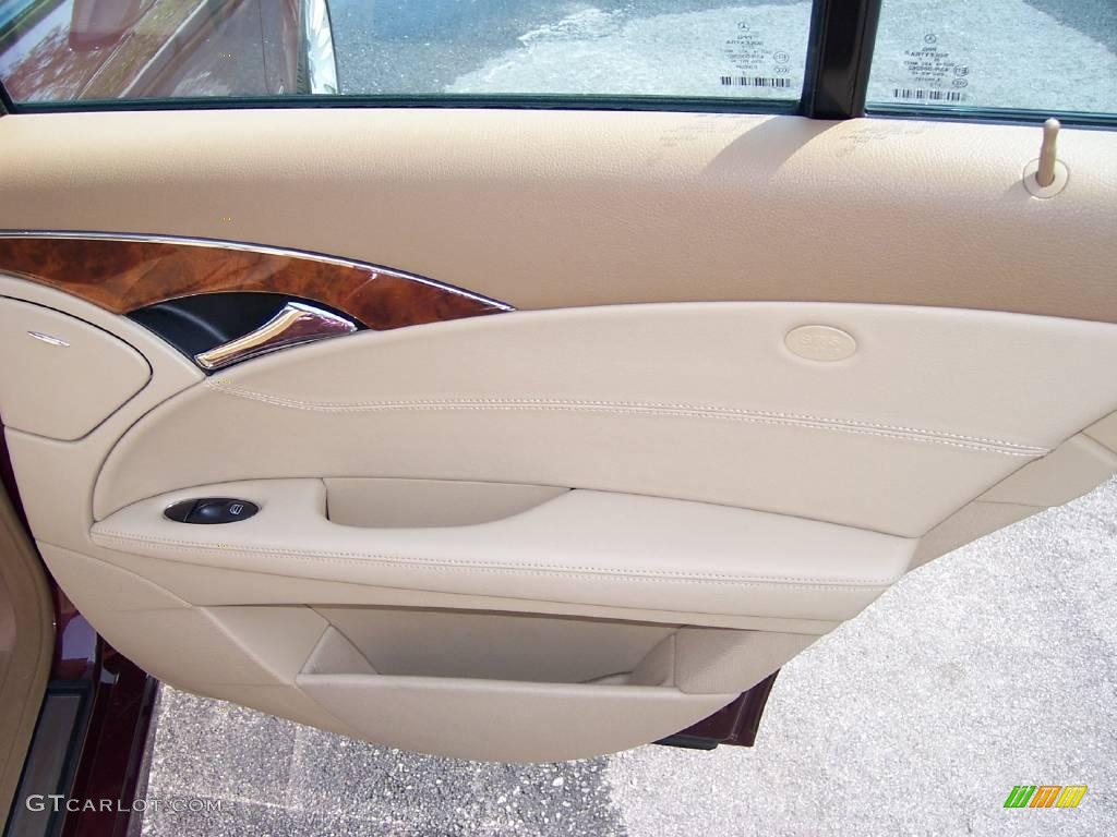2008 E 350 Sedan - Barolo Red Metallic / Cashmere photo #12