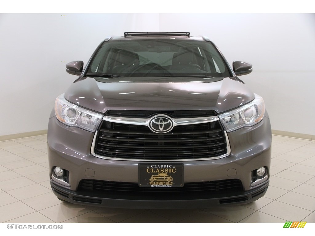 2015 Highlander Limited AWD - Predawn Gray Mica / Black photo #2