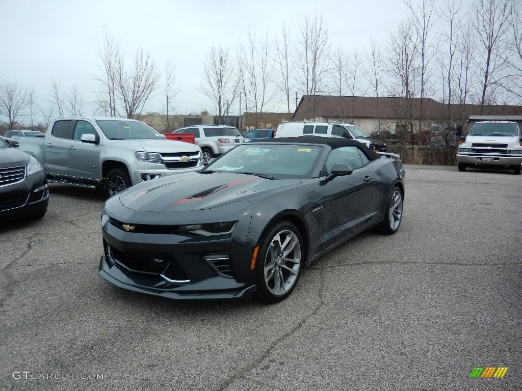 2017 Camaro SS Convertible 50th Anniversary - Nightfall Gray Metallic / 50th Anniversary Jet Black/Dark Gray photo #1