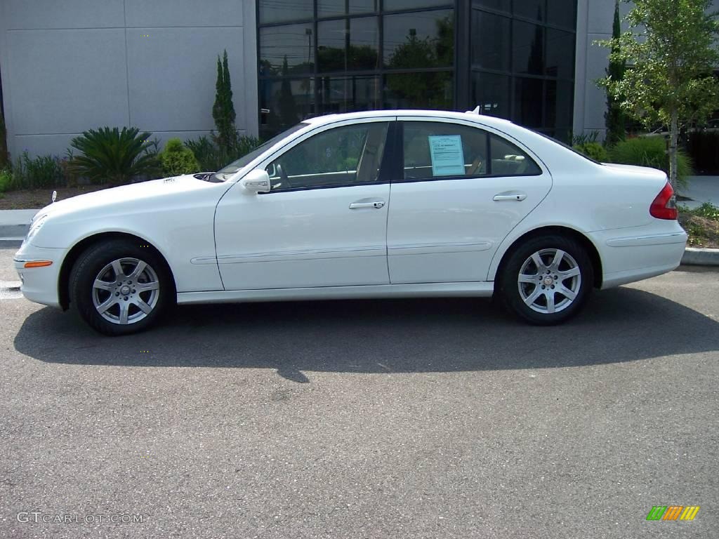 2008 E 320 BlueTEC Sedan - Arctic White / Cashmere photo #2