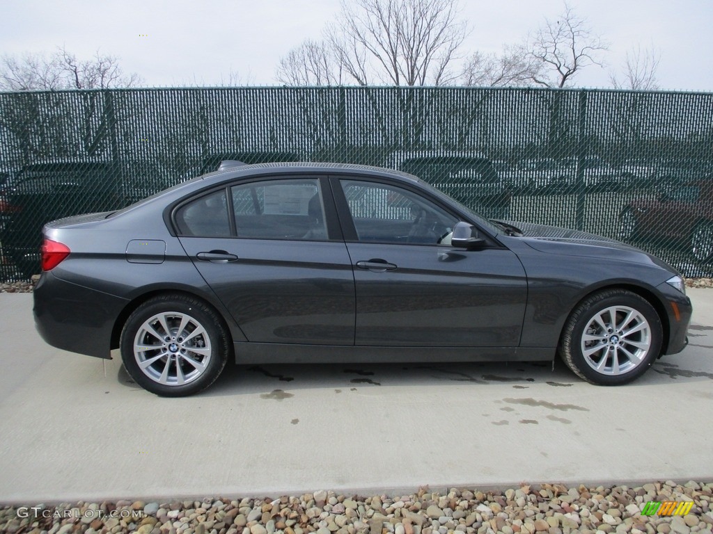 2017 3 Series 320i xDrive Sedan - Mineral Grey Metallic / Black photo #2