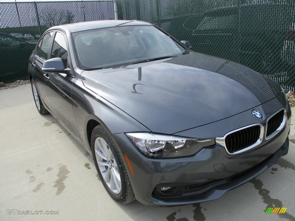 2017 3 Series 320i xDrive Sedan - Mineral Grey Metallic / Black photo #5