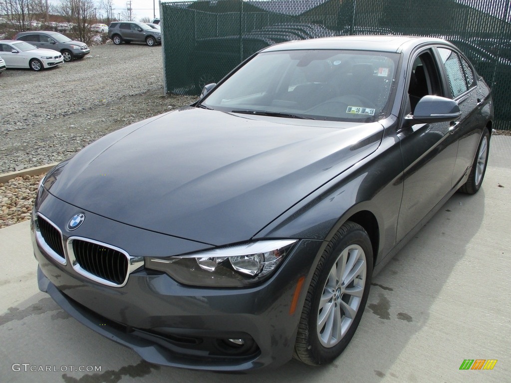 2017 3 Series 320i xDrive Sedan - Mineral Grey Metallic / Black photo #7