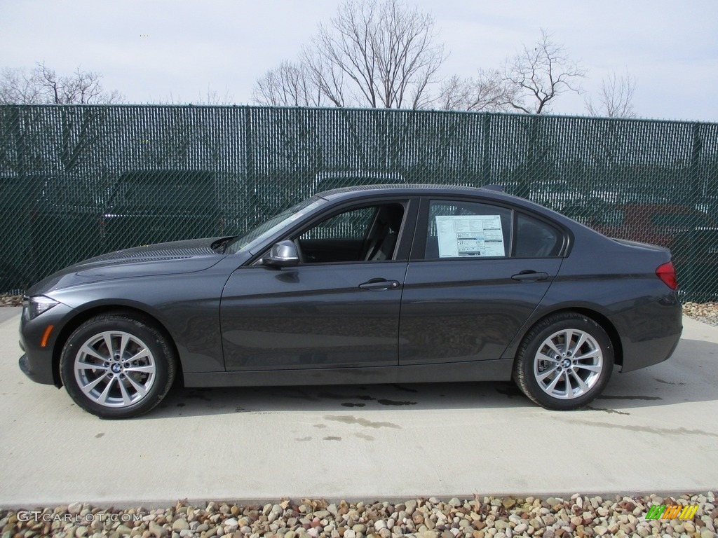 2017 3 Series 320i xDrive Sedan - Mineral Grey Metallic / Black photo #8