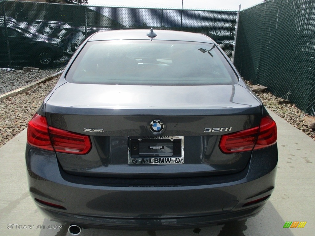 2017 3 Series 320i xDrive Sedan - Mineral Grey Metallic / Black photo #9