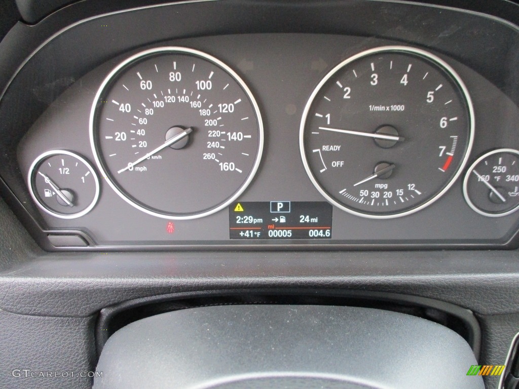 2017 3 Series 320i xDrive Sedan - Mineral Grey Metallic / Black photo #20