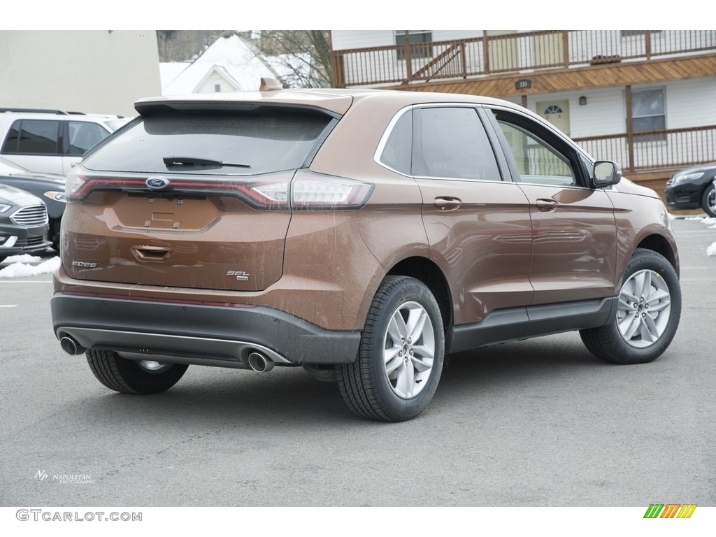 2017 Edge SEL AWD - Canyon Ridge Metallic / Ebony photo #3