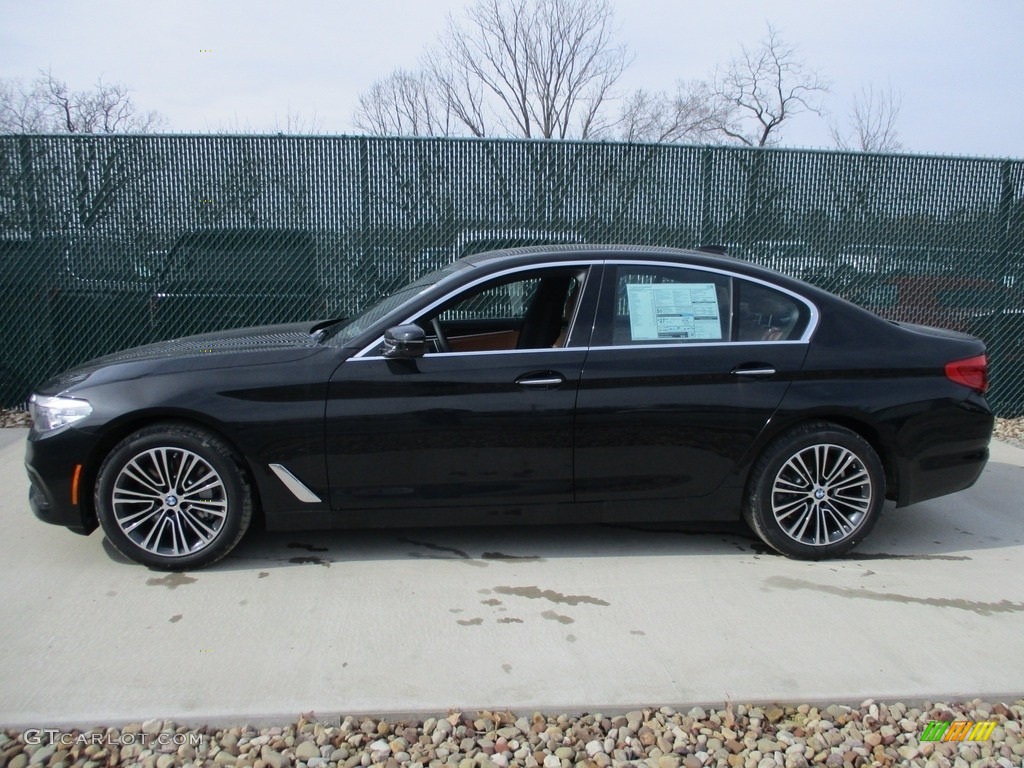 2017 5 Series 530i xDrive Sedan - Jet Black / Cognac photo #8