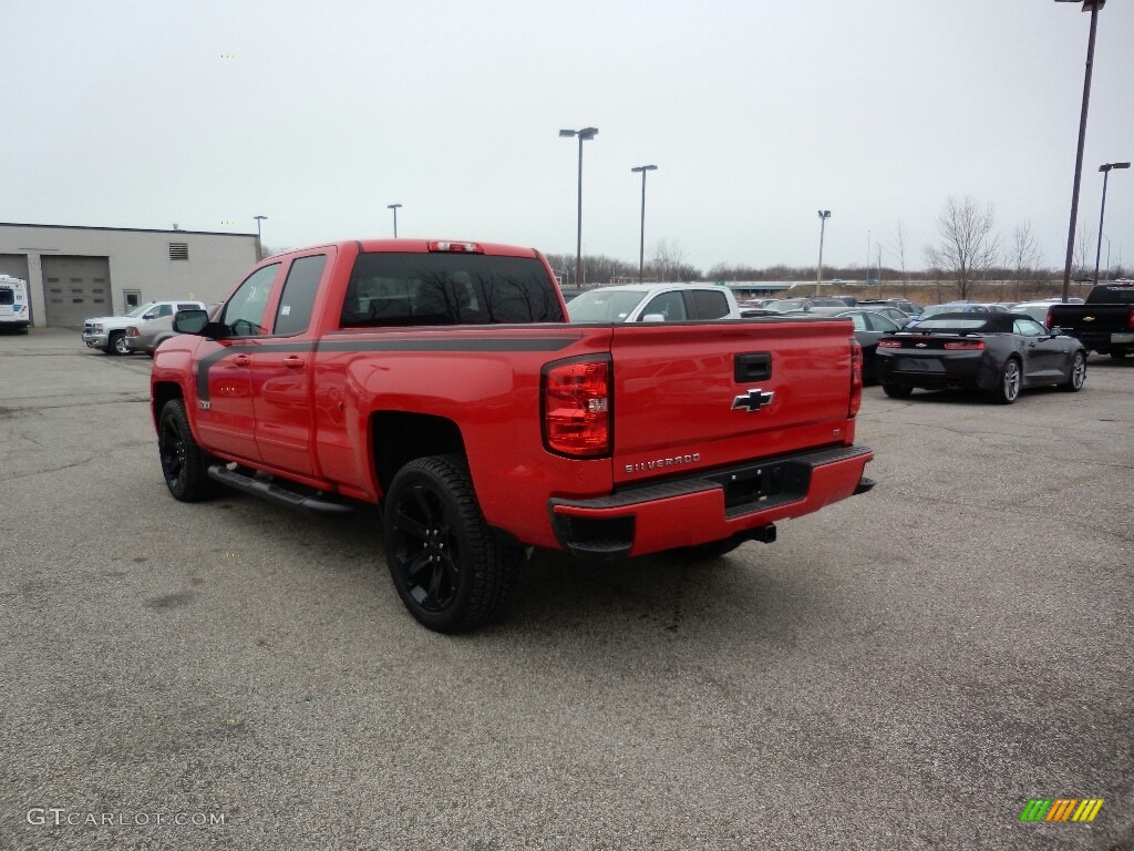 2017 Silverado 1500 LT Double Cab 4x4 - Red Hot / Jet Black photo #5