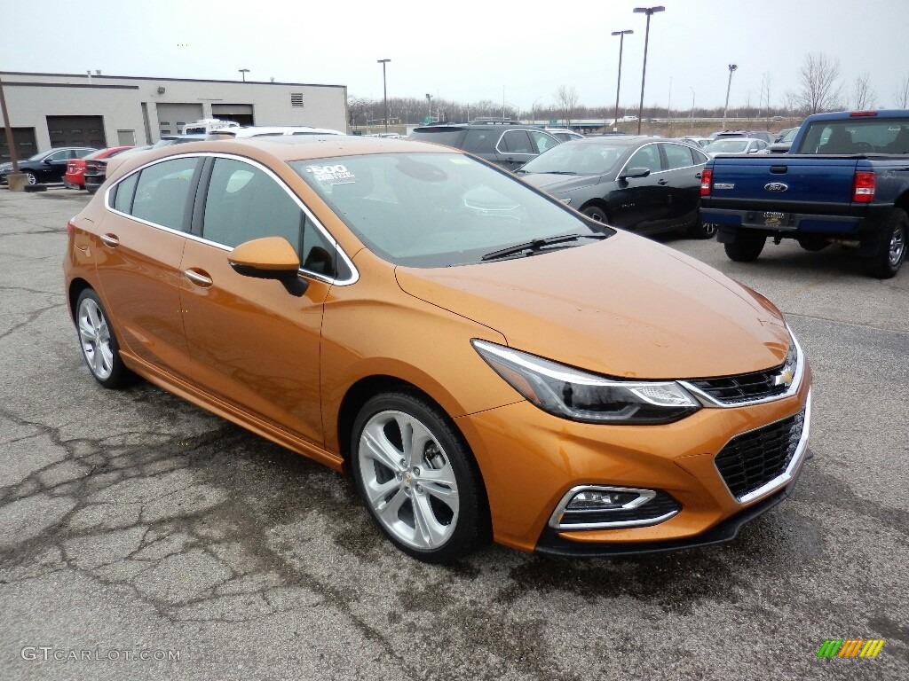 2017 Cruze Premier - Orange Burst Metallic / Jet Black photo #3