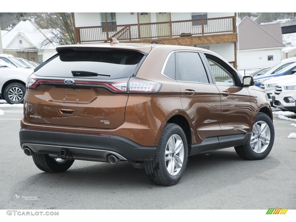 2017 Edge SEL AWD - Canyon Ridge Metallic / Ebony photo #3
