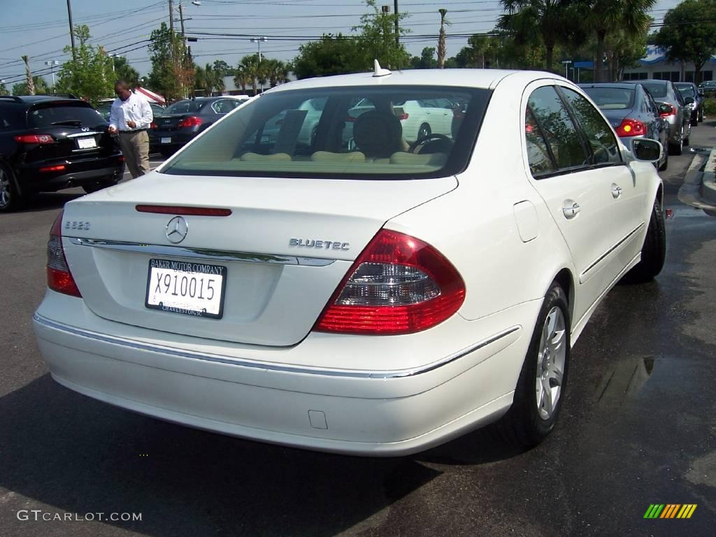 2008 E 320 BlueTEC Sedan - Arctic White / Cashmere photo #13
