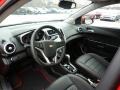 Jet Black 2017 Chevrolet Sonic Premier Hatchback Interior Color