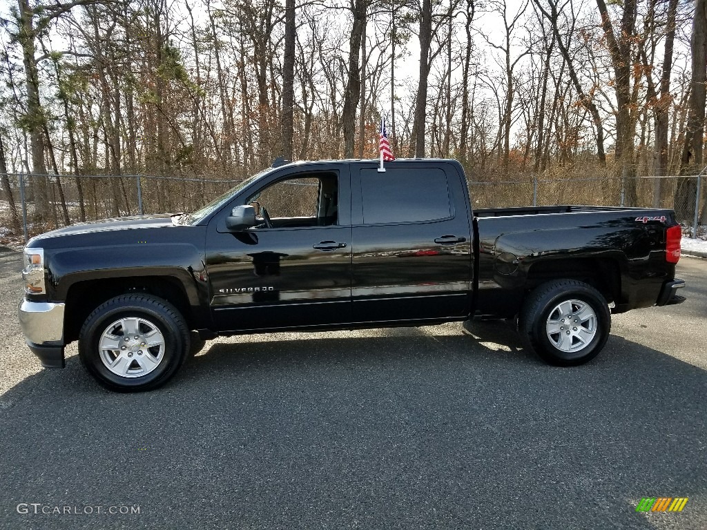 2016 Silverado 1500 LT Crew Cab 4x4 - Black / Jet Black photo #12