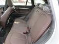 2017 BMW X1 Mocha Interior Rear Seat Photo