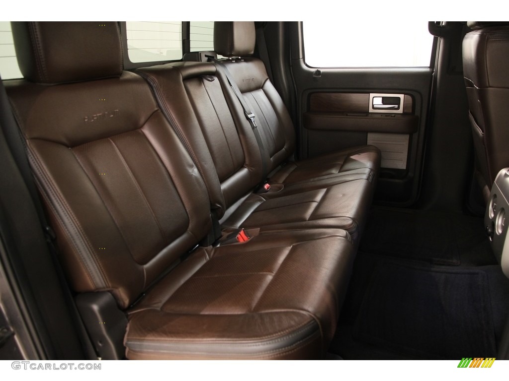 2010 F150 Platinum SuperCrew 4x4 - Sterling Grey Metallic / Sienna Brown Leather/Black photo #17