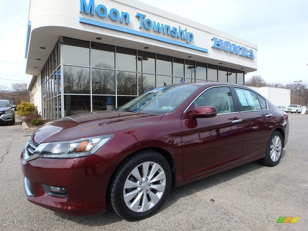 2014 Accord EX Sedan - Basque Red Pearl II / Ivory photo #1