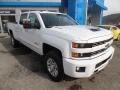 2017 Summit White Chevrolet Silverado 3500HD LTZ Crew Cab 4x4  photo #3