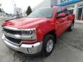 2017 Red Hot Chevrolet Silverado 1500 LT Crew Cab 4x4  photo #3