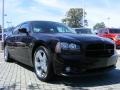 2007 Brilliant Black Crystal Pearl Dodge Charger R/T  photo #7