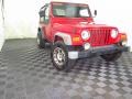 Flame Red 2004 Jeep Wrangler SE 4x4