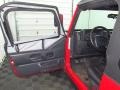 2004 Flame Red Jeep Wrangler SE 4x4  photo #23