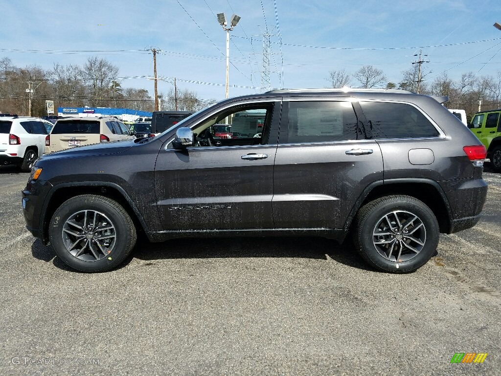 2017 Grand Cherokee Limited 4x4 - Granite Crystal Metallic / Black/Light Frost Beige photo #3