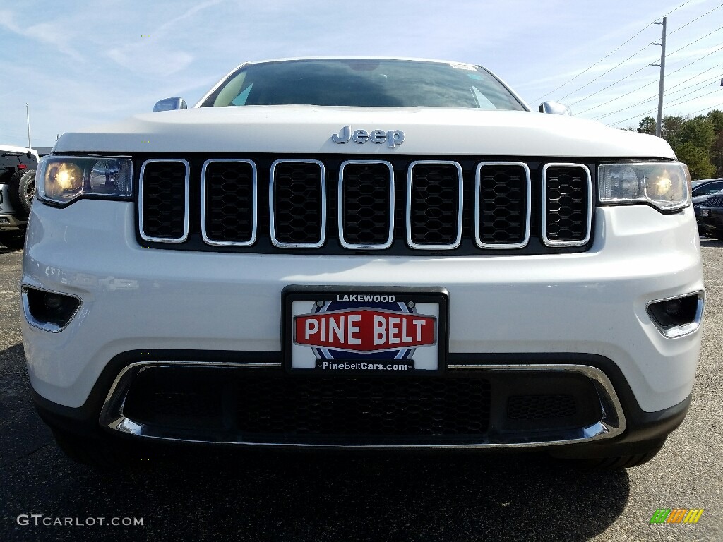 2017 Grand Cherokee Limited 4x4 - Bright White / Black/Light Frost Beige photo #2