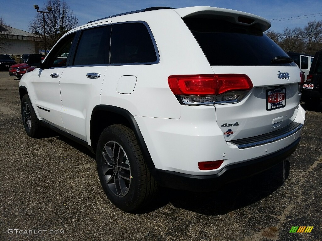 2017 Grand Cherokee Limited 4x4 - Bright White / Black/Light Frost Beige photo #4