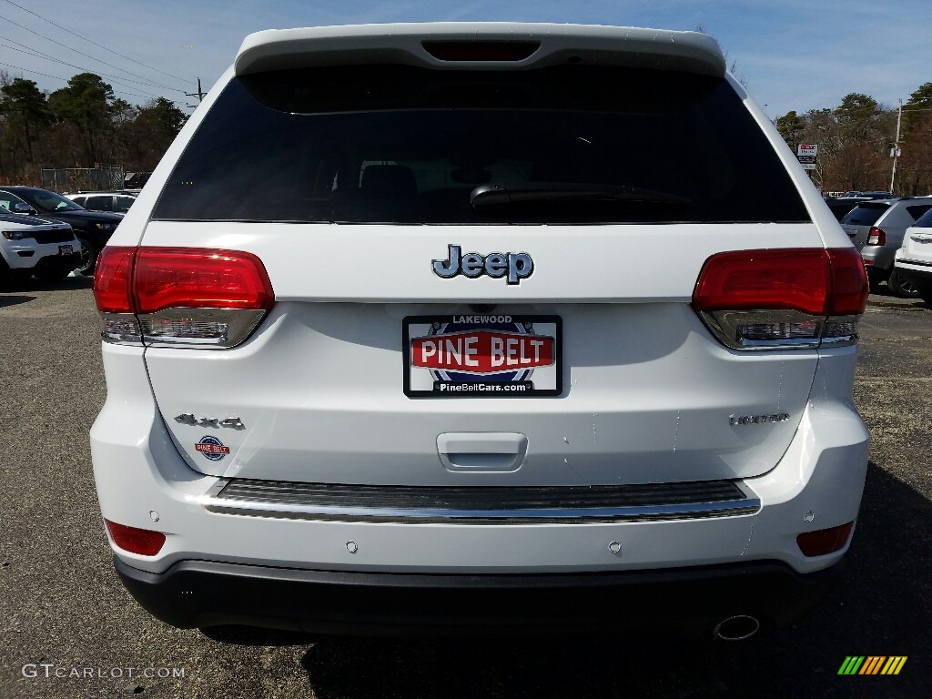 2017 Grand Cherokee Limited 4x4 - Bright White / Black/Light Frost Beige photo #5