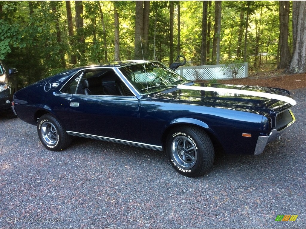 1969 AMX Coupe - Dark Blue / Black photo #1