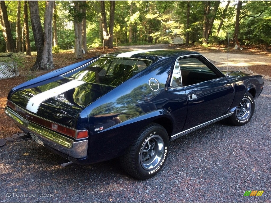 1969 AMX Coupe - Dark Blue / Black photo #2