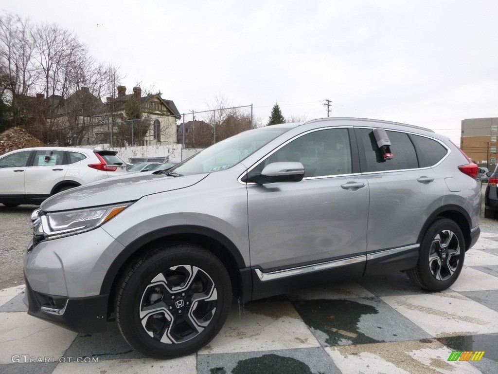 2017 CR-V Touring AWD - Lunar Silver Metallic / Gray photo #4