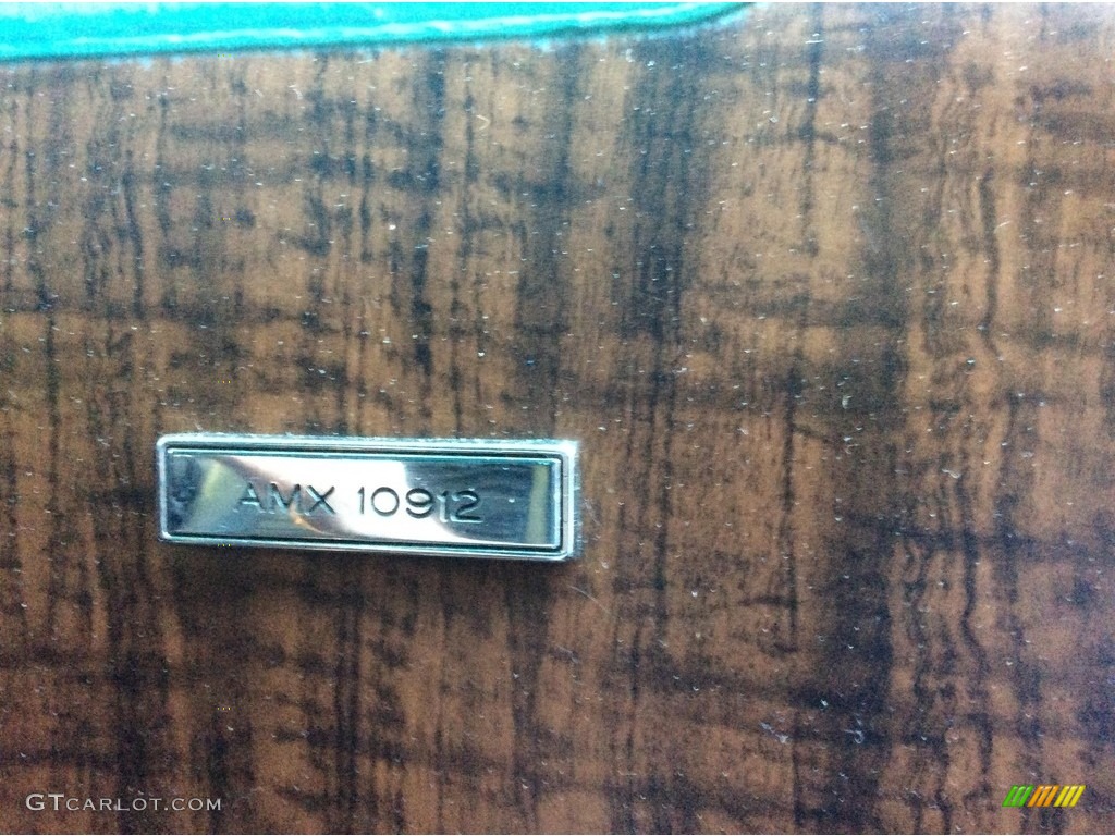 1969 AMC AMX Coupe Info Tag Photo #119242806