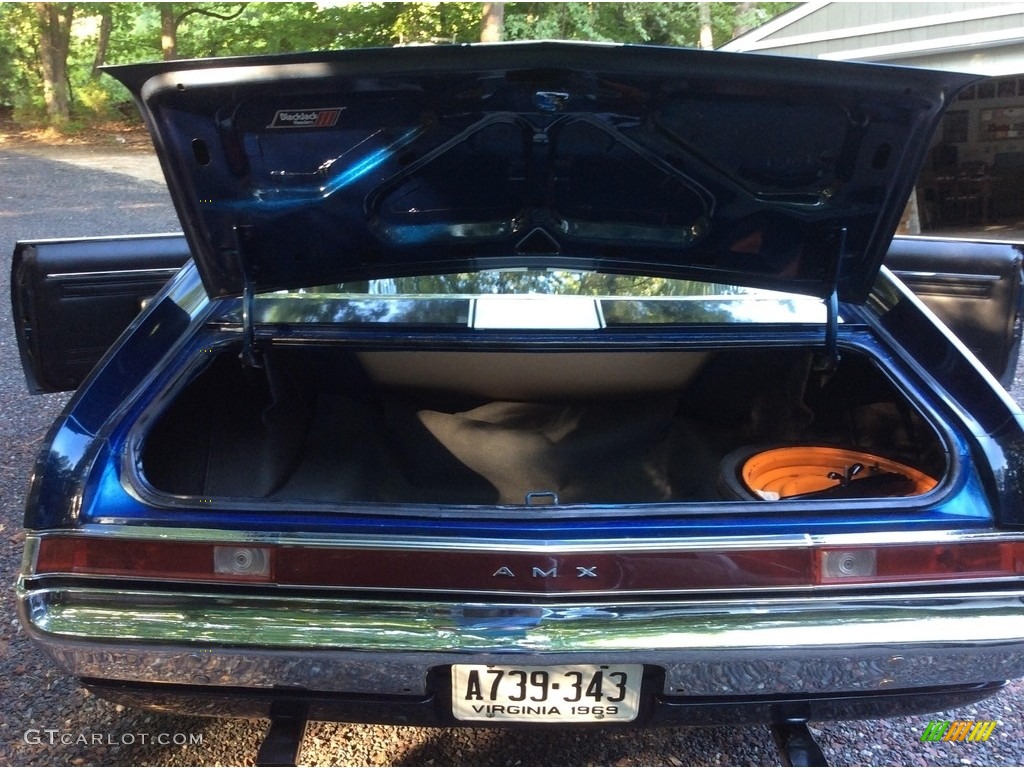 1969 AMX Coupe - Dark Blue / Black photo #26