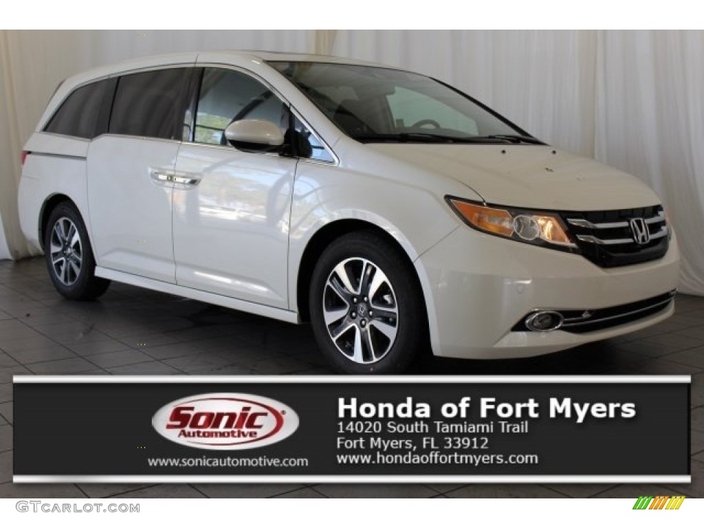 2017 Odyssey Touring Elite - White Diamond Pearl / Truffle photo #1