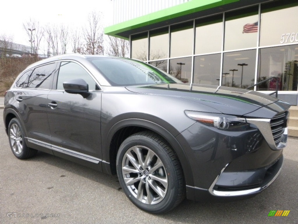 Machine Gray Metallic 2017 Mazda CX-9 Grand Touring AWD Exterior Photo #119244498