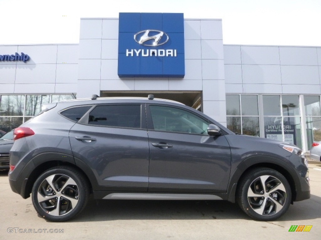 2017 Tucson Sport AWD - Coliseum Gray / Black photo #1