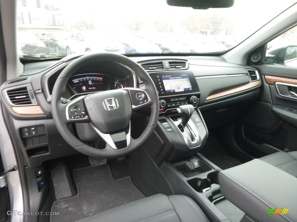 Black Interior 2017 Honda CR-V EX-L AWD Photo #119245116